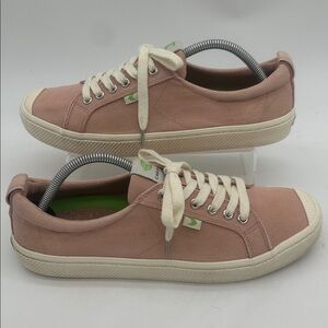 Cariuma Sneakers Pink Women’s Size 12 Men's Size 10.5 Eco Vegan Shoes Canvas
